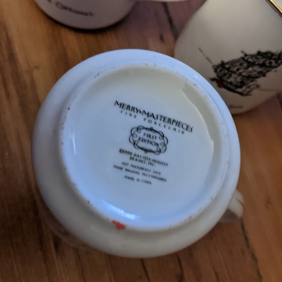 Merry Masterpieces American Edition Mugs ~ Set of - Picture 6 of 8